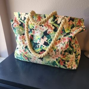 Large tropical tote